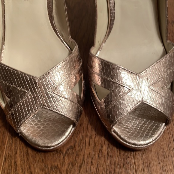 Ted Baker RoseGold Open Toed Pumps uk7/us9 - Picture 7 of 9